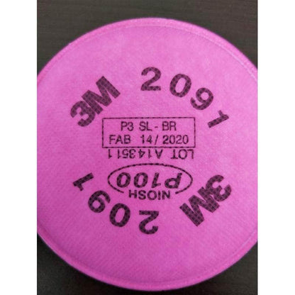 3M-2091 3M 2091 Filtro para particulas P100 HEPA (par) 3M
