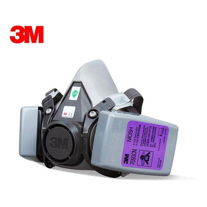 3M-6200+7093 3M 6200 Respirador Media Cara Talla Mediana con Filtros 3M 7093 3M