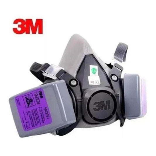 3M-6200+7093 3M 6200 Respirador Media Cara Talla Mediana con Filtros 3M 7093 3M