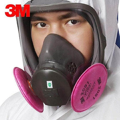 3M 6900+2091 3M 6900 Respirador Fullface con par filtros 3M 2091, mica protectora de regalo 3M