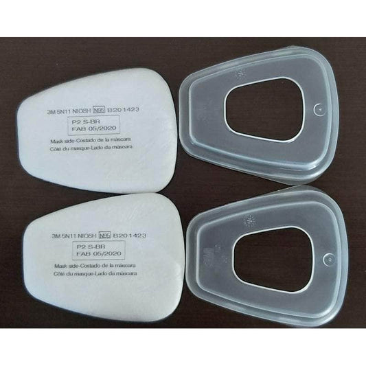 5N11 (PAR)+ 501 (PAR) 1 Par De Retenedor 3M 501 con 1 Par De Prefiltros 5N11 3M MARINOS DEL GOLFO