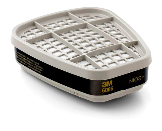 6005-PAR 3M 6005 Cartucho Formadehido Vapor Organico 70070316735, 1 Par 3M