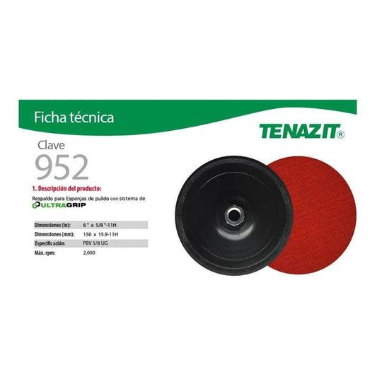 952 Tenazit 952 Respaldo Para Bonetes De 6 X 5/8 Pulgadas New MARINOS DEL GOLFO