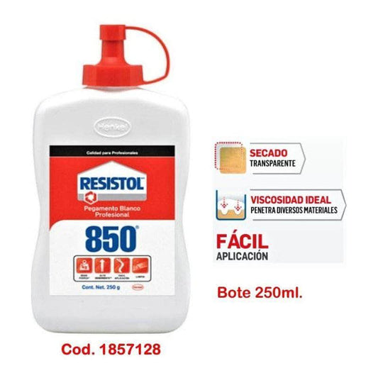 BOSRP250 Resistol Blanco 850 Profesional, Bote De 250 Gramos GRUPO TMG