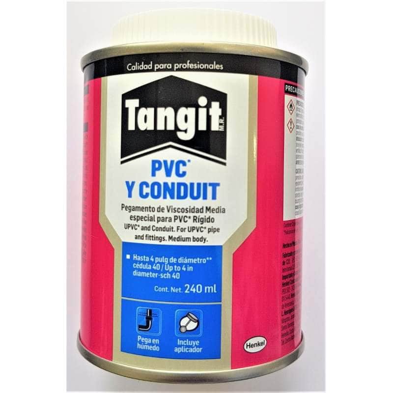 CE69240C Cemento Tangit Pvc Y Conduit De 240ml, Sanitario, Azul GRUPO TMG