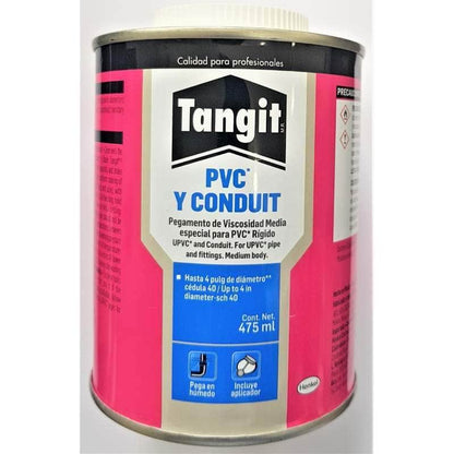 CE69475C Cemento Tangit Pvc Y Conduit De 475ml, Sanitario, Azul GRUPO TMG