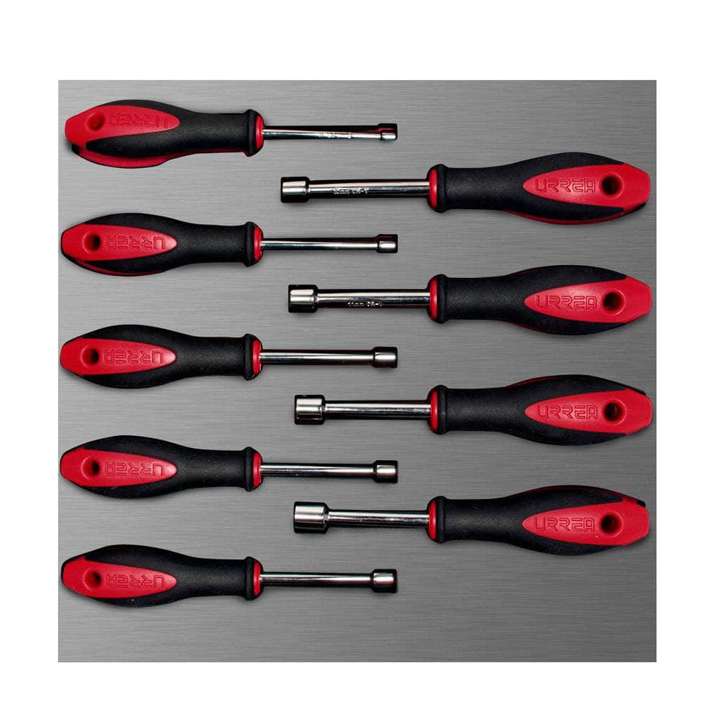 CH210L Juego de 9 destornilladores bimaterial en caja, métricos, cod.CH210L Urrea Urrea