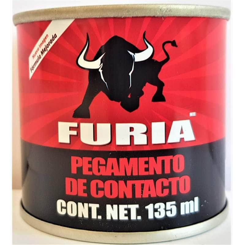 FURIA-135ML Pegamento De Contacto Amarillo, Furia, Lata De 135 Ml GRUPO TMG