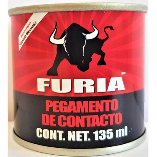 FURIA-135ML Pegamento De Contacto Amarillo, Furia, Lata De 135 Ml GRUPO TMG