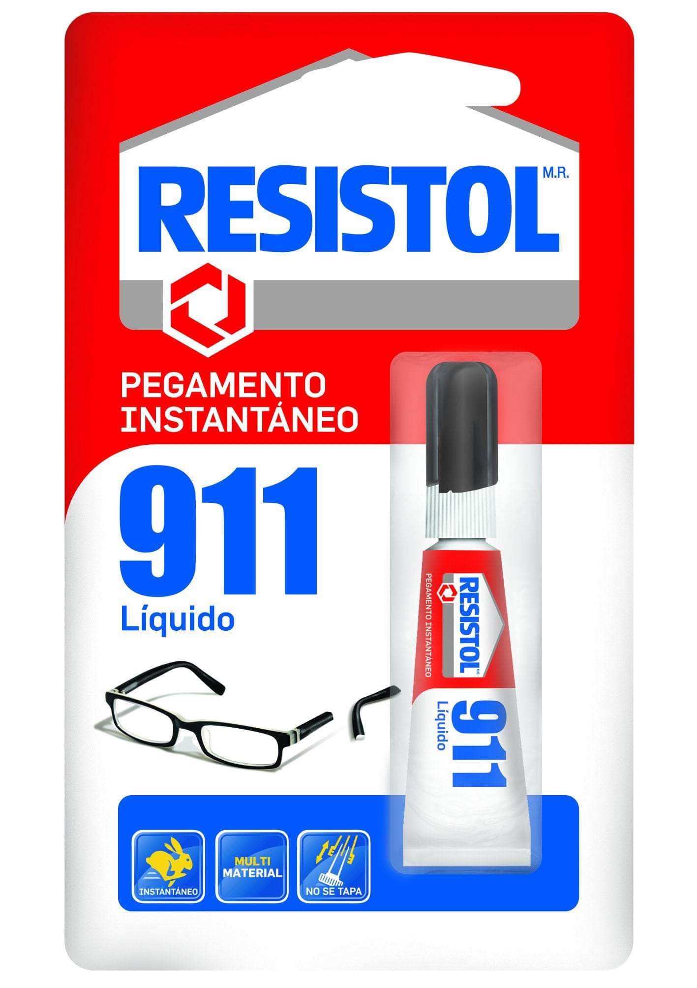 H0130 Resistol 911 Liquido, tubo de 2grs RESISTOL