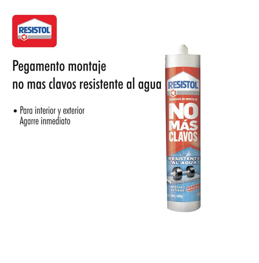 HENKEL-1708701 Resistol No Mas Clavos, Resistente al agua, 450grs RESISTOL