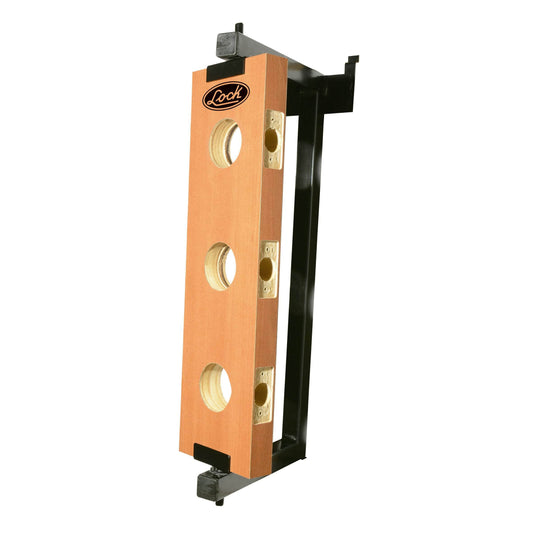LEXGC Exhibidor giratorio para panel para  pomos, cerrojos y manijas, caoba, cod.LEXGC Lock Lock