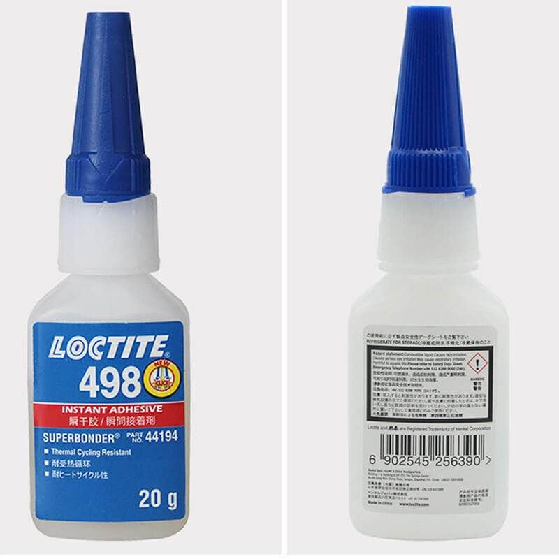 Adhesivo instantáneo Super Bonder® 420™ (se adapta a MIL-A-46050C tipo II,  clase I), transparente, botella de 1 onza