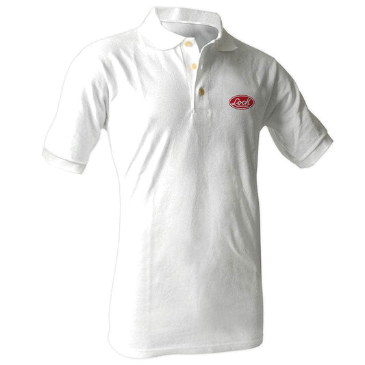 LPOBC Camisa de manga corta para caballero, color blanco talla CH, cod.LPOBC Lock Lock