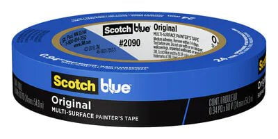 Q3M209018 Cinta ScotchBlue™ Original para Pintor, 18 mm x 54.8 m, Cod. Q3M209018 3M